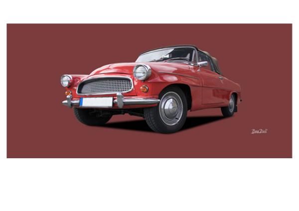 Leinwandbild 120 cm x 50 cm mit Motiv von OstCars LWBOC3